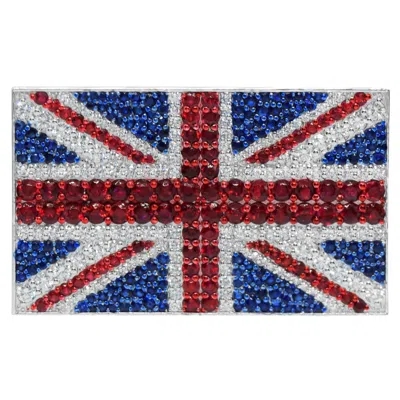 Pre-owned Ashna Mehta Uk Flag Customized Bag Bijoux In Multi