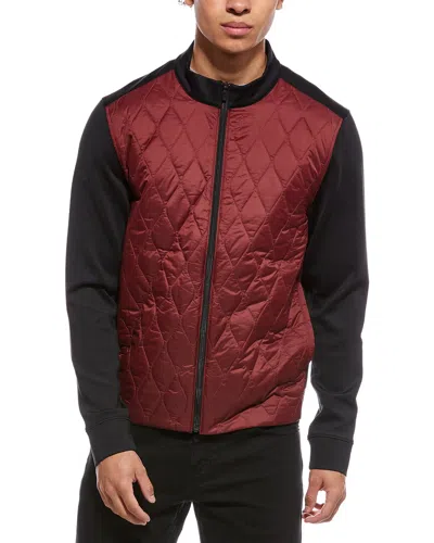 Ashworth Atlas Quilted Jacket In Burgundy
