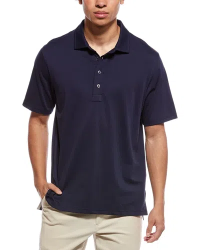 Ashworth Byron Polo Shirt In Blue