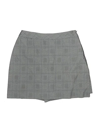 Pre-owned Ashworth Casual Skirt In Gray