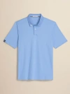 Ashworth Golf 2bar Solid Polo In Blue