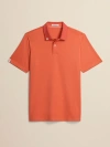 Ashworth Golf 2bar Solid Polo In Orange