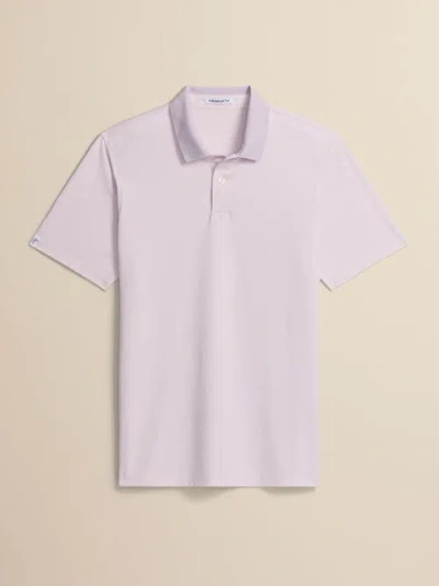 Ashworth Golf 2bar Solid Polo In Purple