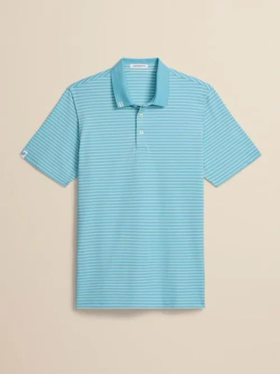 Ashworth Golf 2bar Stripe Polo In Blue