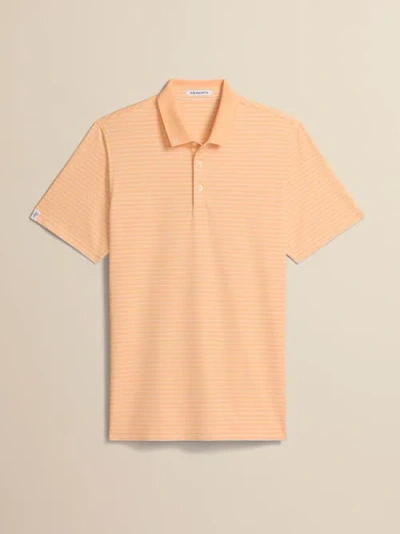 Ashworth Golf 2bar Stripe Polo In Orange