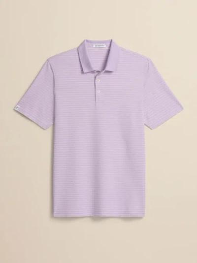 Ashworth Golf 2bar Stripe Polo In Purple