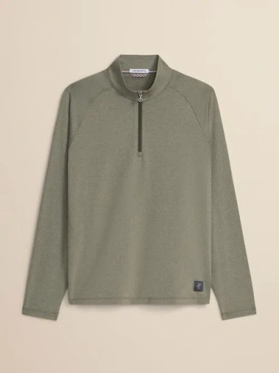 Ashworth Golf Ace Raglan 1/4 Zip In Brown