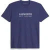 Ashworth Golf Ashworth Label Tee In Blue