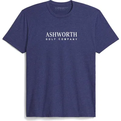 Ashworth Golf Ashworth Label Tee In Blue