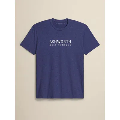 Ashworth Golf Ashworth Label Tee In Blue