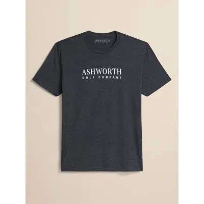 Ashworth Golf Ashworth Label Tee In Gray