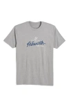 Ashworth Golf Ashworth Script Tee In Gray