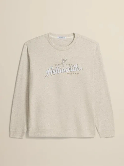 Ashworth Golf Ashworth Soft Crew In White