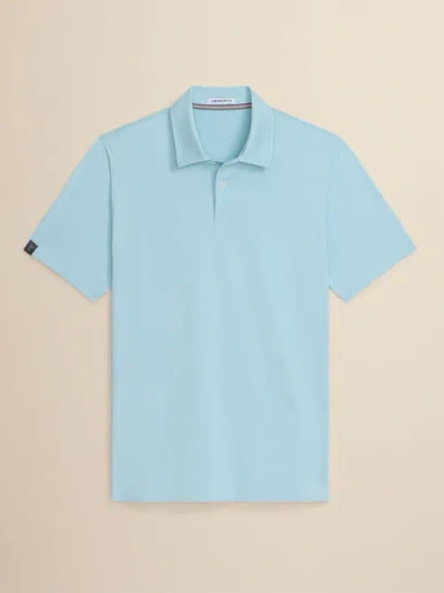 Ashworth Golf Bunker Stripe Polo In Blue