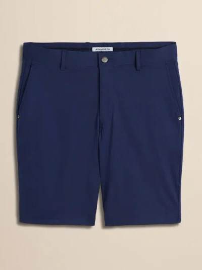 Ashworth Golf Classic Stretch Short In Blue