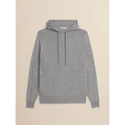 Ashworth Golf Gauzy Cashmere Hoodie In Gray