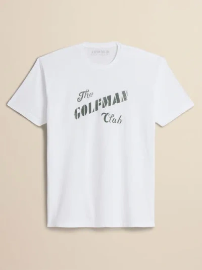 Ashworth Golf Golfman Club Tee In White