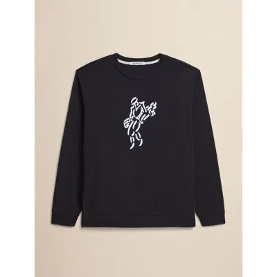Ashworth Golf Golfman Satin Stitch Crew In Black