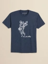 Ashworth Golf Golfman Walking Tee In Blue