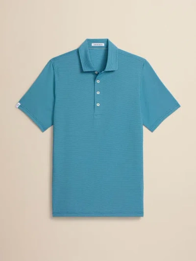 Ashworth Golf Houndstooth Polo In Blue