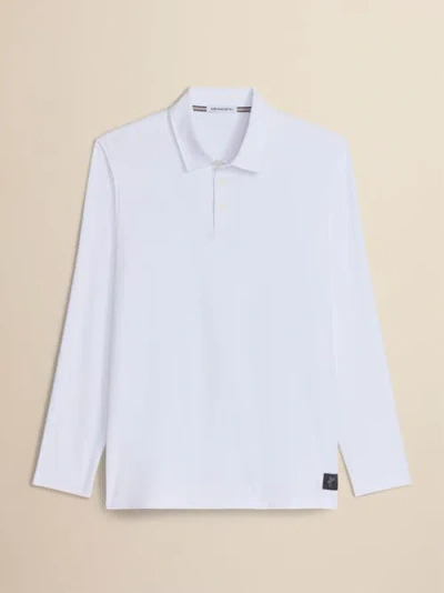 Ashworth Golf Ls Shore Polo In White