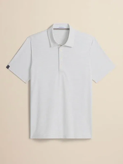 Ashworth Golf Sand Stripe Polo In Gray