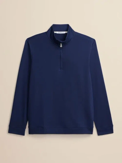Ashworth Golf Terry Twillback 1/4 Zip In Blue