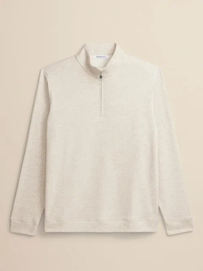Ashworth Golf Terry Twillback 1/4 Zip In Neutral