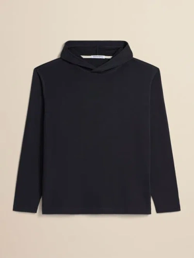 Ashworth Golf Terry Twillback Hoodie In Black