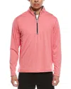 Ashworth La Jolla 1/4-zip Pullover In Pink