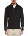 Ashworth La Quinta 1/4-zip Pullover In Black