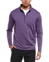 Ashworth La Quinta 1/4-zip Pullover In Purple