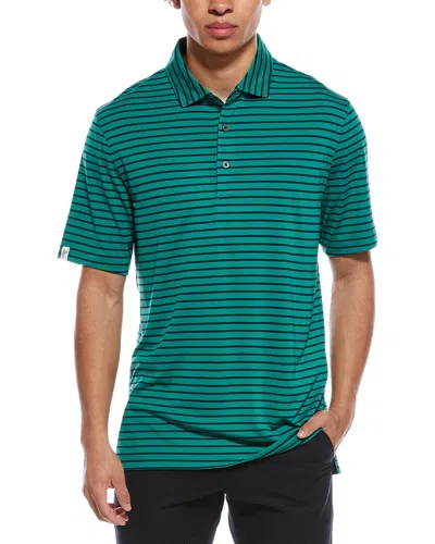 Ashworth La Quinta Striped Polo Shirt In Green