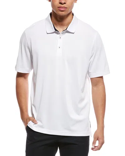 Ashworth Pebble Tech Polo Shirt In White