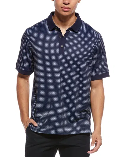 Ashworth Quad Polo Shirt In Blue
