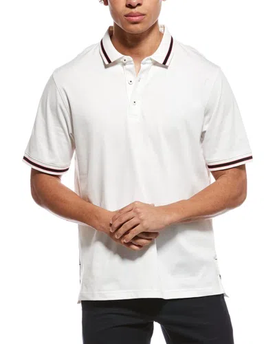 Ashworth The Original Innovation Interlock Polo Shirt In White