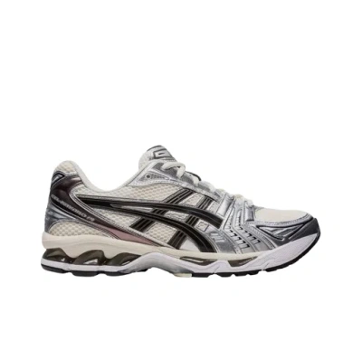 Pre-owned Asics 100%  Gel-kayano 14 Cream Black 1201a019-108 Running Shoes Sizes 10 Genuine In White