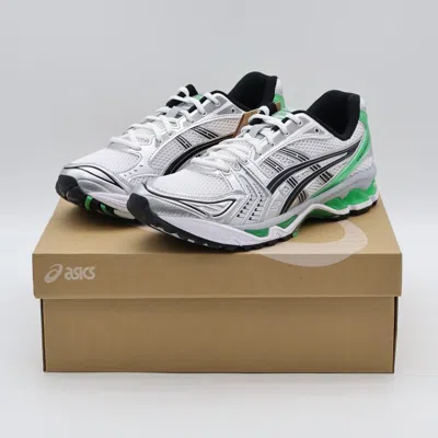 Pre-owned Asics 1201a019-110  Gel-kayano 14 White Malachite Green (men's)