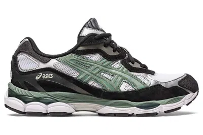 Pre-owned Asics 1201a789-101  Gel-nyc White Ivy Black Sage Green Grey Gray Khaki