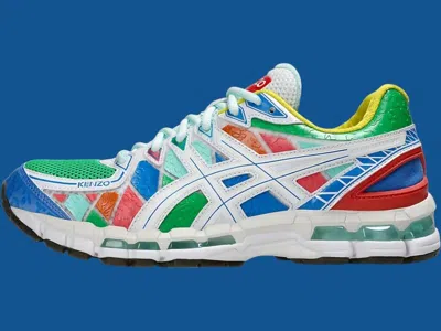 Pre-owned Asics 1201a992-960 Kenzo  Gel-kayano 20 Multi White Men's Size 7-10