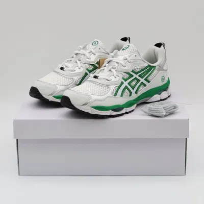 Pre-owned Asics 1201b001-100 Hidden Ny  Gel-nyc White Green (men's)