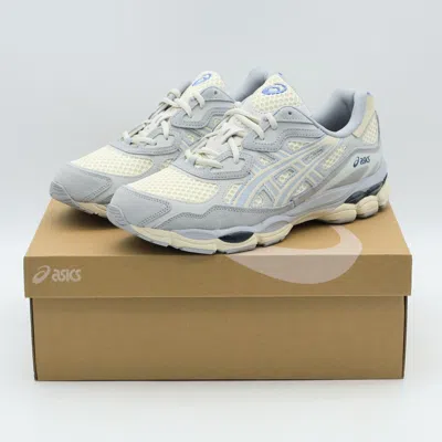 Pre-owned Asics 1203a372-600  Gel-nyc Ivory Mid Grey Cream White Light Steel Blue (men's)