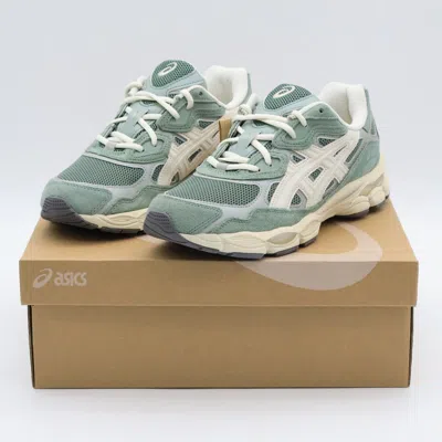 Pre-owned Asics 1203a383-302  Gel-nyc Ivy Smoke Grey Khaki Forret Green White (men's)