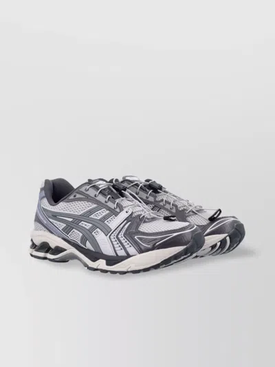Asics 14 Mesh Rubber Sneakers In Gray