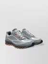 Asics Streamlined Grey Sneakers With Accent Details In Gray