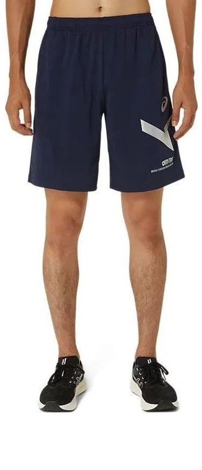 Asics A-i-m Dry Shorts 'midnight' In Blue