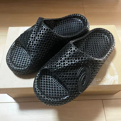 Pre-owned Asics Actibreeze 3d Sandal Sandals Xl Us 11.5 - 13 Black Comfort Japan