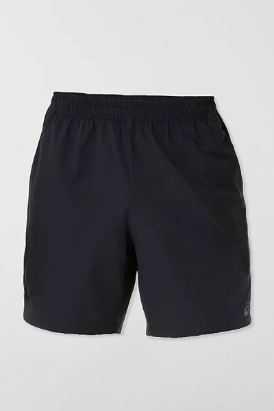 Asics Actibreeze 7in Woven Running Short In Performance Black, Men's At Urban Outfitters