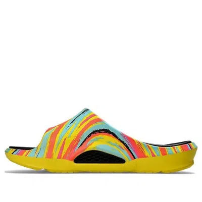 Asics Actibreeze Hybrid Sandal 'blue Marble Black' In Red