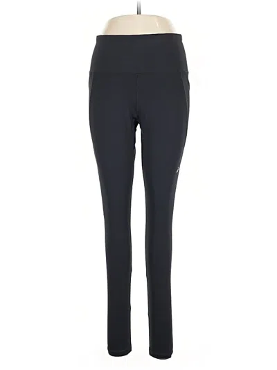 Pre-owned Asics Active Pants In Black